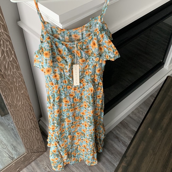 Lovestitch Devyn Floral Ruffle Dress - Picture 2 of 5